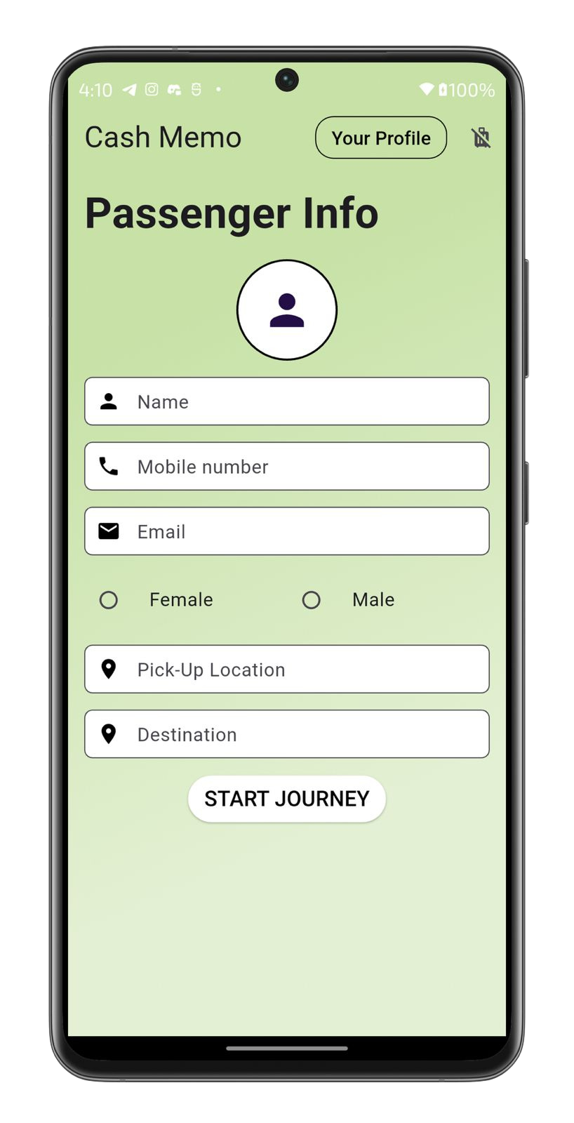 Passenger Info